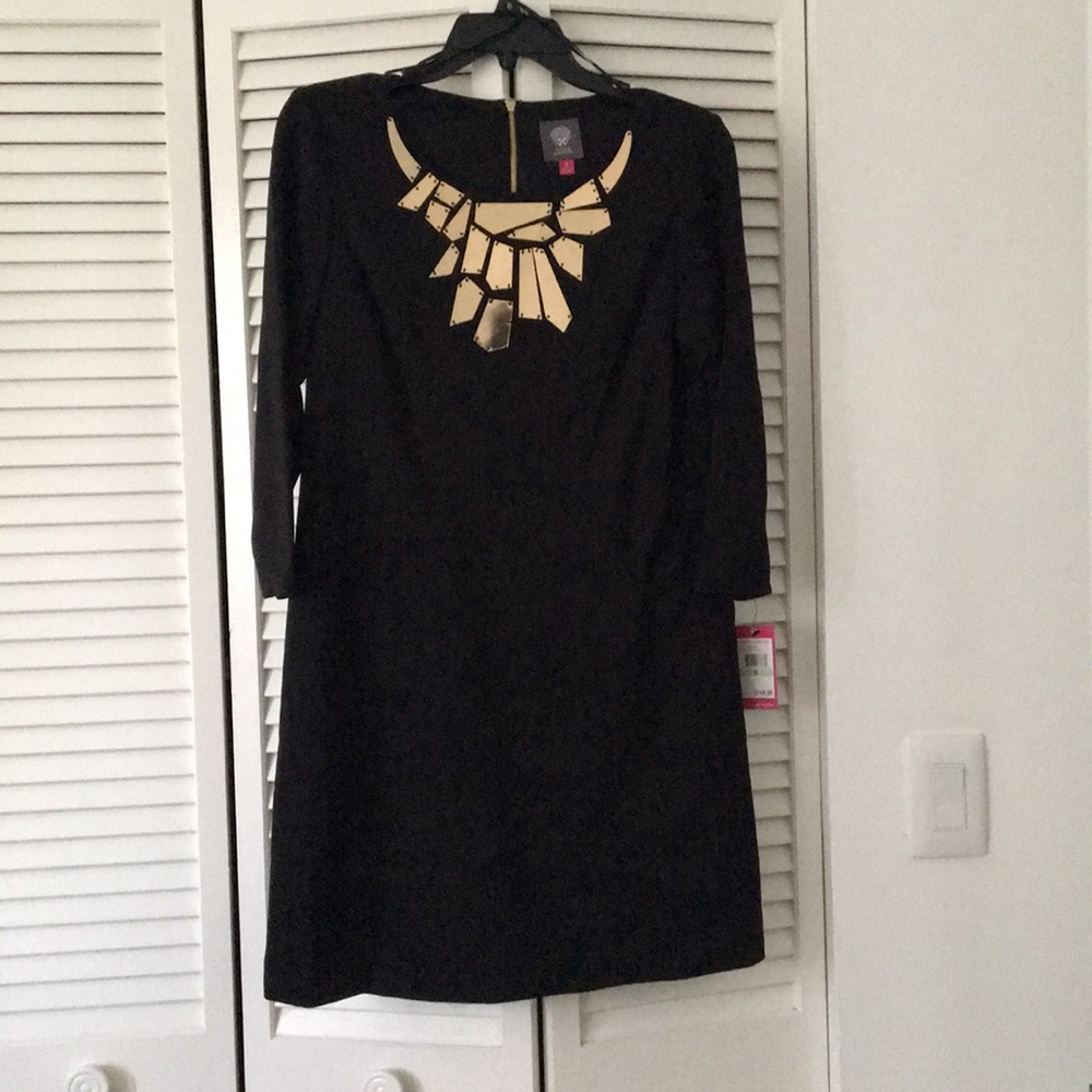 Vince Camuto Black Cocktail Dress